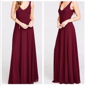 Show Me Your Mumu Burgundy Dress